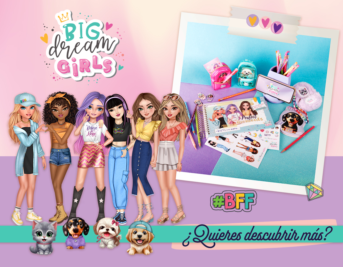 destacado_BDG_2025_mascotas Descubre los productos de regalo de las Big dream girls y sus mascotas